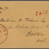 Miscellaneous manuscript material and professional cards.