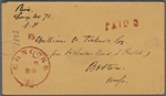 Miscellaneous manuscript material and professional cards.