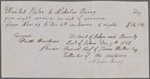 MS bill for services rendered the United States by Nicholas Bovey, dated District of Salem and Beverly Port of Salem, Dec. 7, 1848; receipted by Bovey and attested and signed by Nathaniel Hawthorne as Surveyor.
