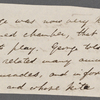 Biographical stories for children. Holograph fragment. Unsigned, undated.
