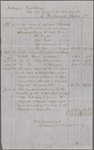MS copy of account of consular services, Aug. 1, 1853 - Jun. 30, 1855, and memorandum concerning letters addressed to W. L. Marcy, Secretary of State, by Nathaniel Hawthorne, Consul of the U.S. at Liverpool, Aug. 1, 1853 to [Sep. 7, 1854]