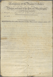 2 documents: authorization of payment to ship owners by U.S. Congress, Dec. 1, 1834; and affidavit of invoice of goods, Dec. 24, 1852, with certificate of authentication signed by John Broadfoot, dated Sep. 28, 1852