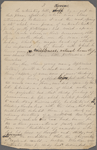 Septimius Felton. Septimius: A Romance. Incomplete MS, in the hand of Sophia Hawthorne, with MS corrections and additions by Una Hawthorne. Undated.