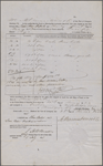 Consul's certificate, Liverpool, July 6, 1855, relating to cargo of "Pacific," signed by Nathaniel Hawthorne.
