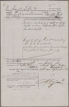 Consul's certificate, Liverpool, Oct. 17, 1856, relating to cargo of "Star of the West," signed by Nathaniel Hawthorne.