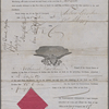 Consul's certificate, Liverpool, Oct. 17, 1856, relating to cargo of "Star of the West," signed by Nathaniel Hawthorne.