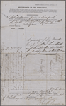 Consul's certificate, Liverpool, Mar. 6, 1857, relating to cargo of "Sardinia," signed by Nathaniel Hawthorne.