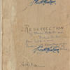 Resurrection, by Henri Bataille and Michael Morton; from Tolstoi's novel