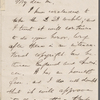 [Bennett, William Cox], ALS to. Sep. 12, 1854.