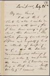 Bradford, G. P., ALS to. Jul. 26, 1854.