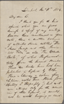 Brailsford, W., ALS to. Jan. 11, 1854. 