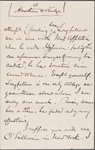 Bridge, Horatio, letter to. May 3, 1843. Copy in unknown hand. [Previously May 8, 1843].