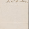 Bright, [Henry A.], ALS to. Nov. 22, 1854. 