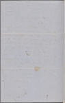 [Burchmore], Zack, ALS to. Apr. 7, 1853.