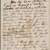 Chorley, [Henry Fothergill], ALS to. [Mar. 5, 1860]. With ALS by Sophia Peabody Hawthorne.