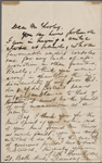 Chorley, [Henry Fothergill], ALS to. [Mar. 5, 1860]. With ALS by Sophia Peabody Hawthorne.