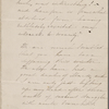 Chorley, [Henry Fothergill], ALS to. [Mar. 5, 1860]. With ALS by Sophia Peabody Hawthorne.