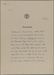 Chorley, [Henry Fothergill], ALS to. [Mar. 5, 1860]. With ALS by Sophia Peabody Hawthorne.