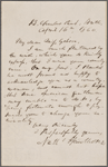 Gibson, Miss, ALS to. Apr. 16, 1860.