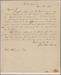 Hale, Nathan, Jr., ALS to. Dec. 6, 1841. 