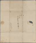 Ha[w]thorne, Maria Louisa, ALS to. Aug. 11, 1824. 