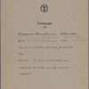 [Lowell, James Russell], ALS to. [May? 1843]. Mentions Edgar Allan Poe.