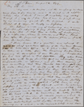 [Mann, Horace], ALS, mutilated, to. Aug. 8, 1849.