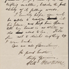 [Miller], Colonel [Ephraim], ALS to. Mar. 3, 1854.