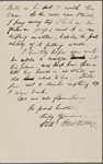 [Miller], Colonel [Ephraim], ALS to. Mar. 3, 1854.