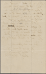 [Miller], Colonel [Ephraim], ALS to. Mar. 3, 1854.
