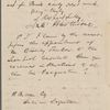 Moran, B., ALS to. Sep. 15, 1857.