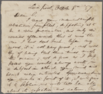 [Peabody], E[lizabeth], ALS to. Oct. 8, 1857.