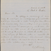 Peabody, [Nathaniel Cranch], ALS to. Feb. 15, 1856.