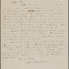 Pike, [William B.], ALS to. Feb. 8, 1840.