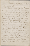 Poney, Robert J., ALS to. Sep. 28, 1863. [Previously Robert I. Powy (?)].