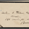Ticknor, William D., ALS to. Sep. 27, 1855.