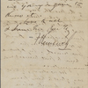 Bennoch, F[rancis], ALS to NH. Aug. 1, 1861.