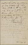 Bennoch, F[rancis], ALS to NH. Aug. 1, 1861.