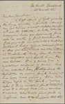 Bennoch, F[rancis], ALS to NH. Mar. 28, 1863.