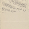 Bridge, [Horatio], record of conversation relating to Hawthorne, in unknown hand. Feb. 27, 1868.