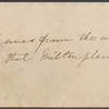 [Bright, Henry A.], ALS to NH. Sep. 1, 1855.