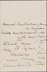 Bright, H[enry] A., ALS to NH. [1855].