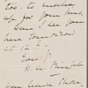 Bright, H[enry] A., ALS to NH. [1855].