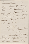 Bright, H[enry] A., ALS to NH. [1855].