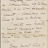 Bright, H[enry] A., ALS to NH. [Feb.? 1860?].