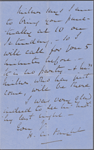 Bright, H[enry] A., ALS to NH. [May 17, 1860].
