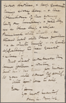 Bright, Henry A., ALS, incomplete, to NH. [1864]