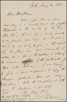 Fields, J. T., ALS, to NH. Jan. 11, 1851.