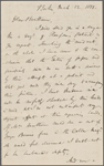 Fields, J. T., ALS, to NH. Mar. 12, 1851.