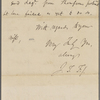 Fields, J. T., ALS, to NH. Apr. 8, 1851.
